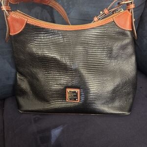 Dooney & Bourke Black and Brown Women's Bag